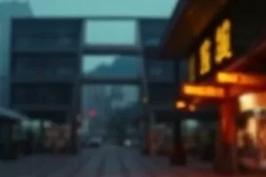 《青城山雾语》横版剧照，山道石阶与层叠雾气